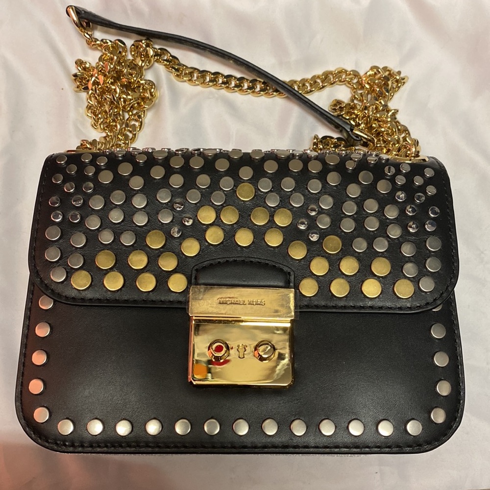 Michael Kors Sloan Editor Jenkins Stud Handbag